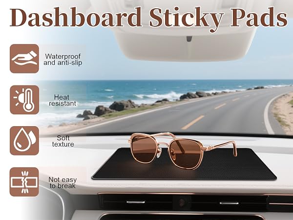 Sticky Pad for Car Dashboards