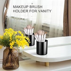 Stainless Steel Pencil Holder,Pen Pot Holder,Toothbrush Holder,Makeup Brush Holder,Student Pen Jar