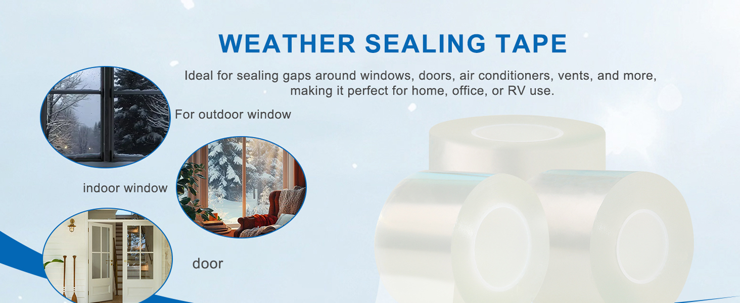 Window Draft Isolation Sealing Film Tape