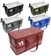 Ultra Heavy Duty Reinforced Bags with Lids, Packing Moving Storage Traveling Camping Sporting Car...