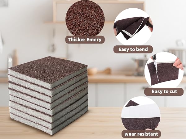 characteristic:Thicker Emery,Easy to bend,Easy to cut,wear resistant