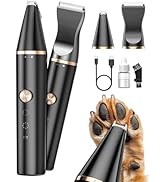 oneisall 2 Speed Cat Clippers with Double Blades, Rechargeable Cordless Small Cat Paw Trimmer, Lo...