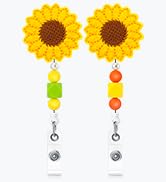 sunflower badge reel