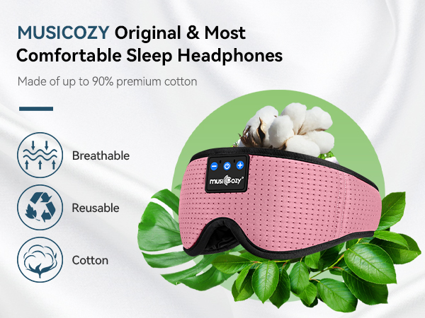 sleep headphones bluetooth sleep eye mask headphones headband for side sleepers cool gadgets gift