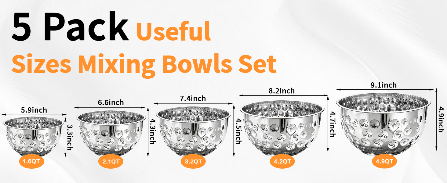 mixing bowls