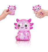 Jiezipeasy Axolotl Squishy Toy, Soft Slow-Rising Fidget Stress Toy, Cute Squeeze Sensory Toy for ...