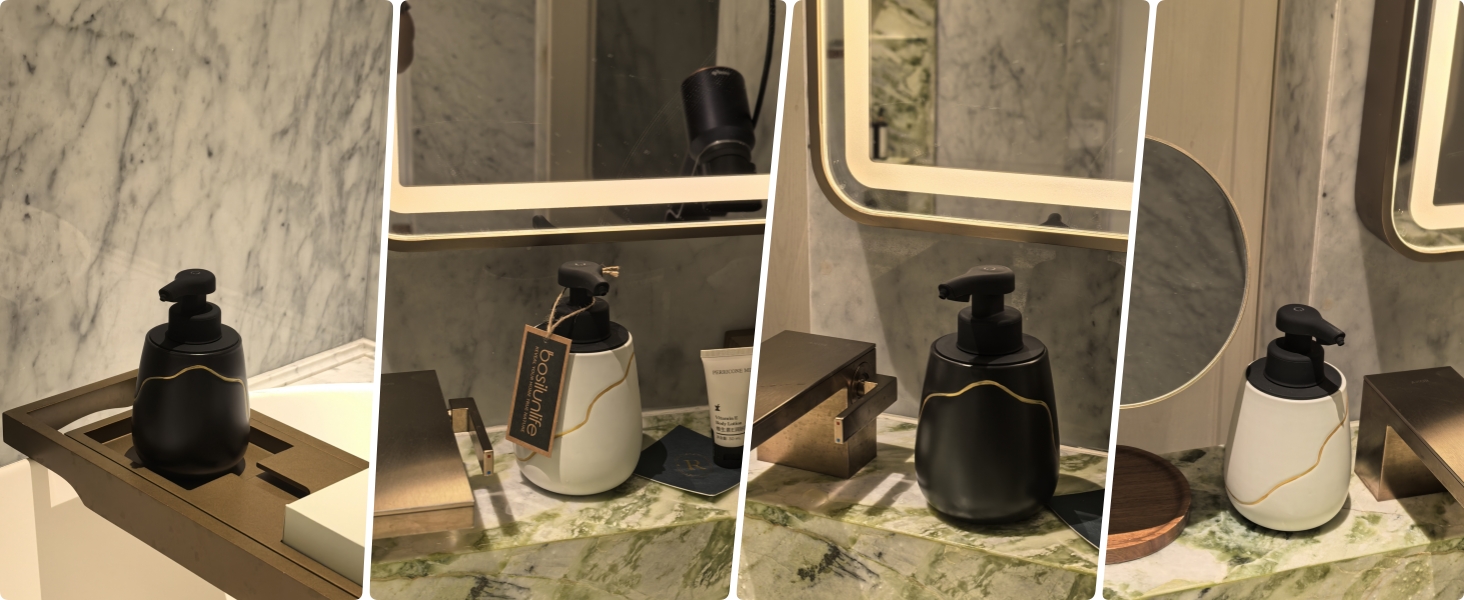 Liquid Hand Free Rechargeable Soap Dispenser Touchless Battery Operated Hand Soap Dispenser