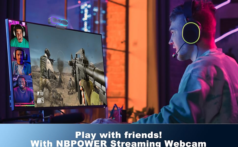 Enjoy fun with your game webcam for streaming