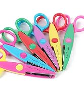 Decorative Paper Edge Scissor Set –5'' Colorful Paper Edger Scissors Great for Kids, Teachers, Cr...