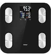 mooas Smart Premium Body Composition Scale (Black)