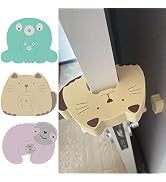 saicheek 6Pack Cartoon Finger Pinch Guard & Door Stopper Wall Protector,Door Safety Products with...
