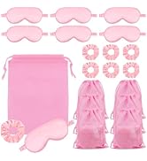 WHAVEL Sleepover Party Supplies for Girls 18 PCS Pink Sleepover Stuff Spa Party Favors for Spa Bi...