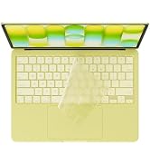 MasiBloom Silicone Keyboard Cover Skin for 2026 MacBook Neo 13 inches A18 Pro with Touch ID Anti-...