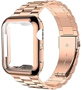 iiteeology Compatible with Apple Watch Band 44mm SE/Series 6 5 4, Upgraded Stainless Steel Link R...