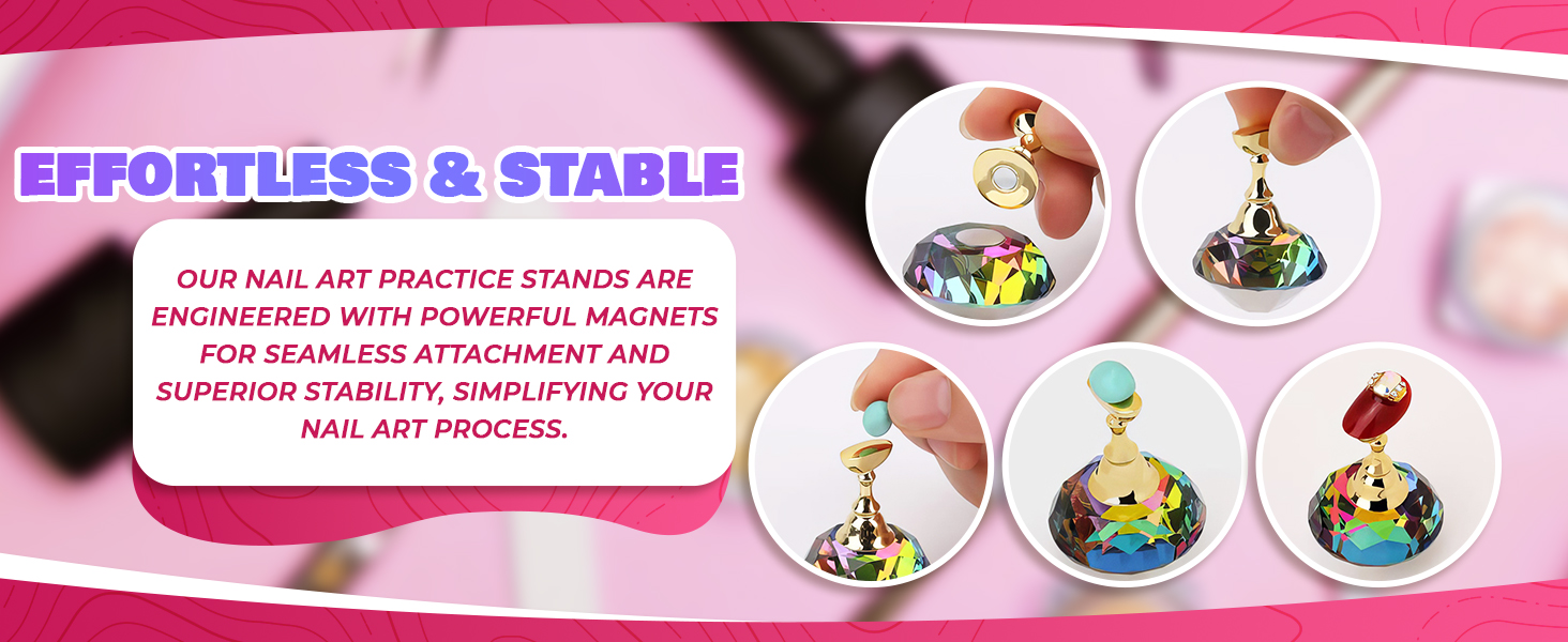 Nail Art Practice Stands