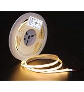 dephen UL-Listed COB LED Strip - 5m/16.4ft LED Strip Lights 3000K 5500Lm CRI 90+ LED Light Strip,...