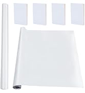 CRASPIRE 43.3 x 16.5 Nylon Book Cloth Creamy White for A3-A8 Books Binding Smooth Fabric Surface ...