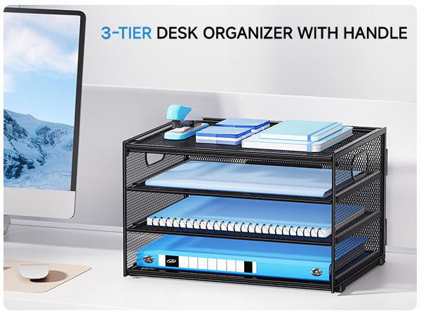 desk paper organizer