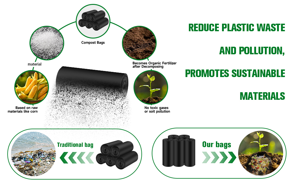 small black trash bags
