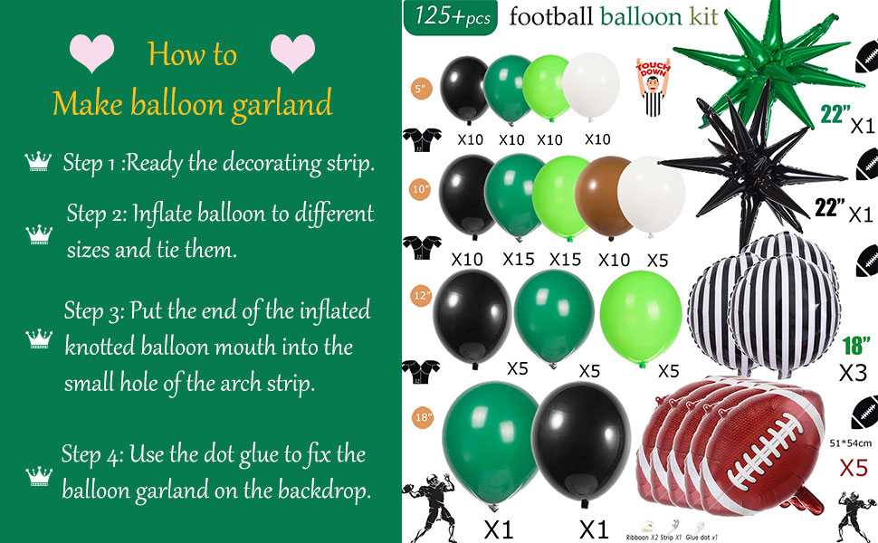 football super bowl balloons