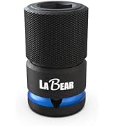 LABEAR TOOL Impact Wrench Adapter, 1/2" Drive Female to 7/16" Hex Converter, Quick Release, Quick...