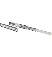 TCH Hardware 20" Inch Soft Close Steel Drawer Slides - Full Extension with Over Travel