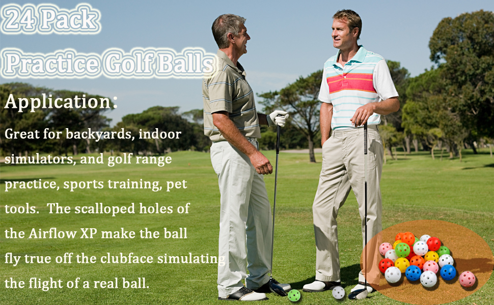 Practice Golf Balls Plastic Golf Balls Practice Golf Balls for Backyard