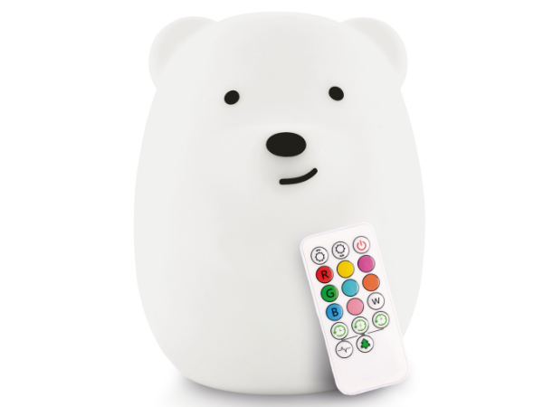 lumipets bear nightlight with remote