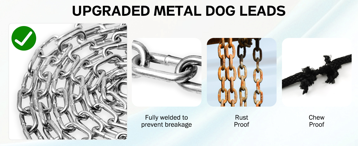 heavy duty dog tie out cable