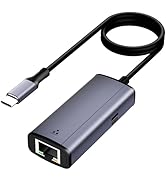 USB-C to Gigabit Ethernet Adapter with 100W Power Delivery, RJ45 to USB C 1Gbps Type-C Gigabit Et...