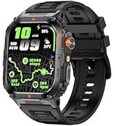 GPS Outdoor Smartwatch for Men Military Sports Watch Bluetooth Calling IP68 Waterproof Heart Rate...
