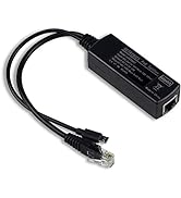UCTRONICS PoE Splitter Gigabit 5V - Micro USB Power and Ethernet to Raspberry Pi 3B+, Work with E...