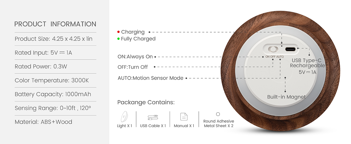 motion sensor night light