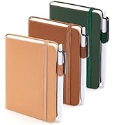feela Pocket Notebook Journals, Mini Cute Small Hardcover College Ruled Notepad Office School Sup...
