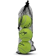 Magicorange Tennis Balls, 3 Pack Advanced Training Tennis Balls Practice Balls, Pet Dog Playing B...