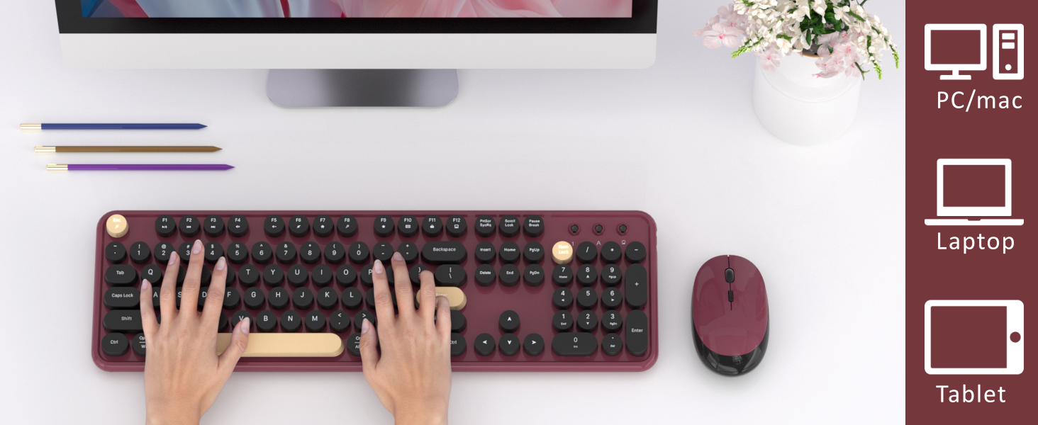 typewriter style keyboard