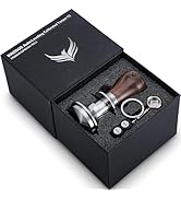 KNODOS 54mm Tamper For Breville Machines, V2 Calibrated Tamper Tool Espresso Walnut, Auto-Levelin...