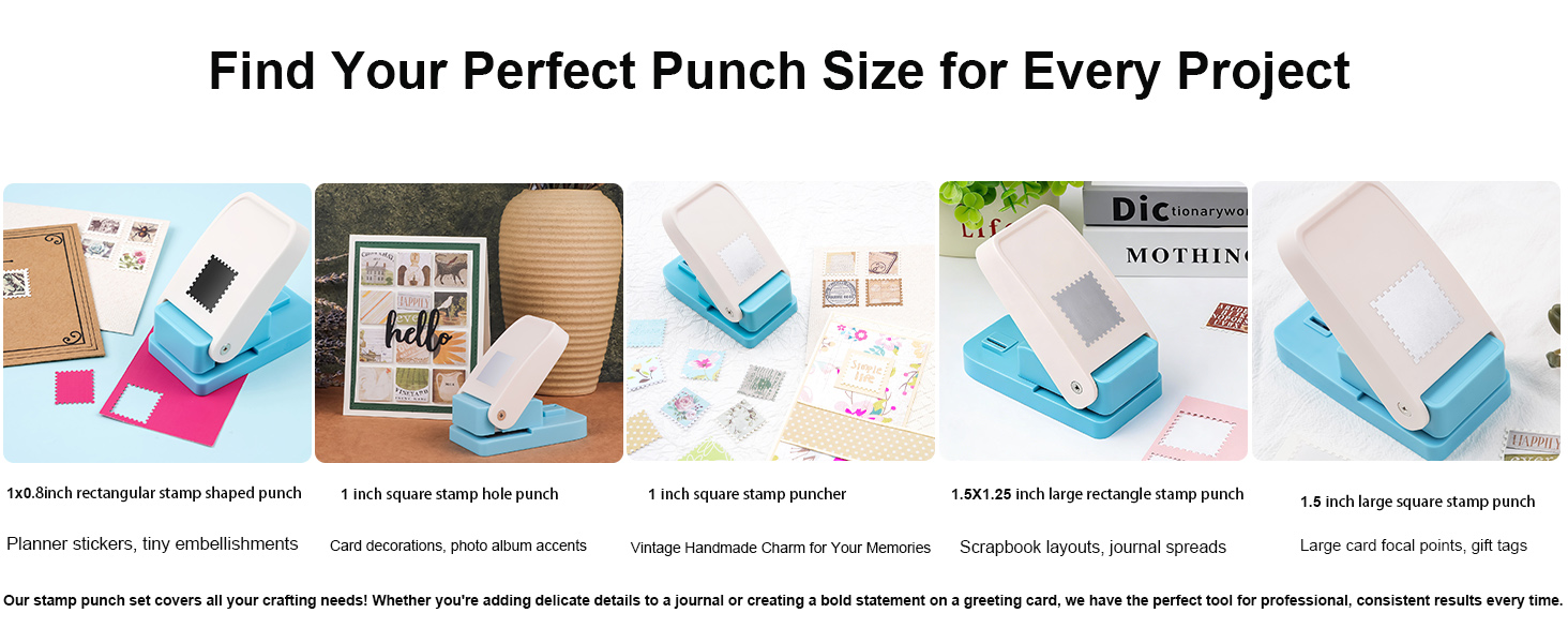 postage stamp punch