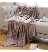 patdrea Throw Blanket Knitted Textured Throw Blanket Farmhouse Soft Cozy Warm Couch Blanket Grey ...