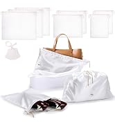 Ewen 7Pcs Dust Bags for Handbags, Satin Travel Dust Cover Bag, 2Pack 11.8x15.7in DustBag for Shoe...