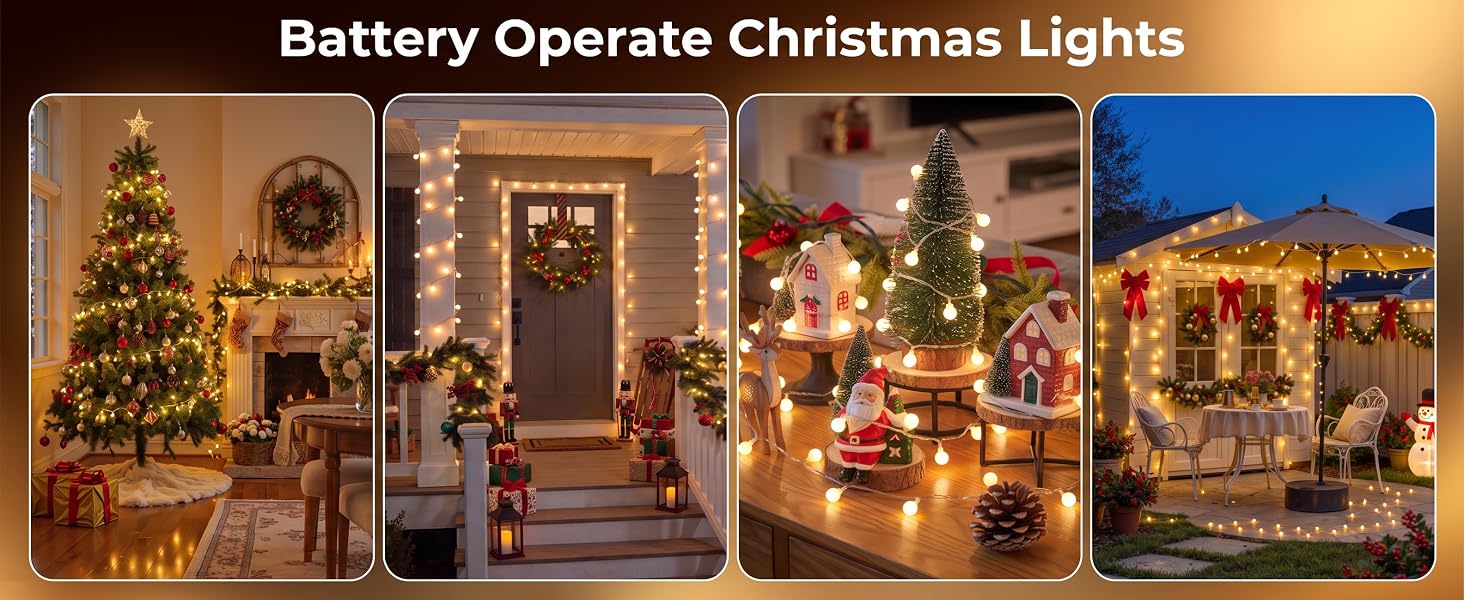 Battery Operate Christmas Lights