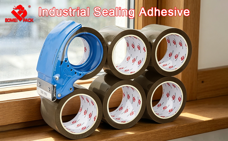 3 inch wide brown tape