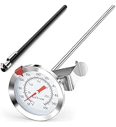 Candy Thermometer Cooking Thermometer with Instant Read Dial Meat Thermometer for Cooking Candy D...
