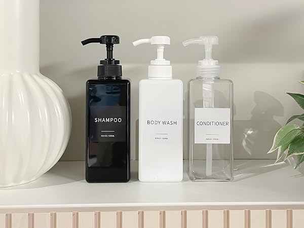 shampoo and conditioner dispenser