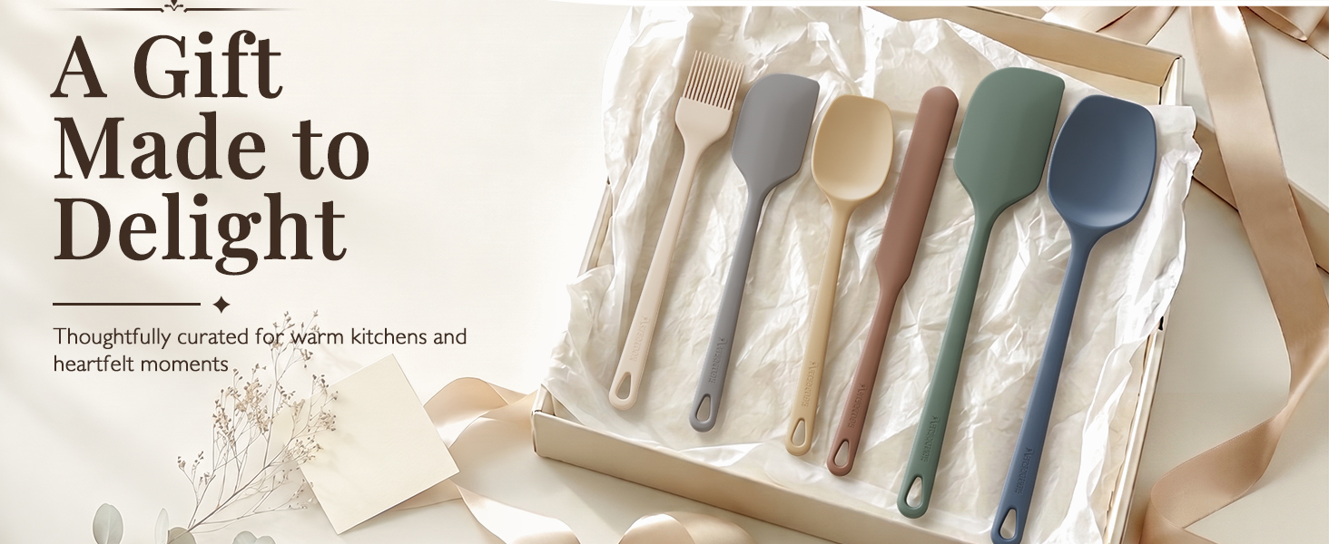 6-Piece Silicone Spatula Set