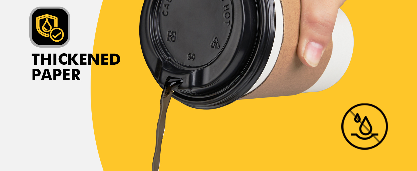 12 oz coffee cups with lids