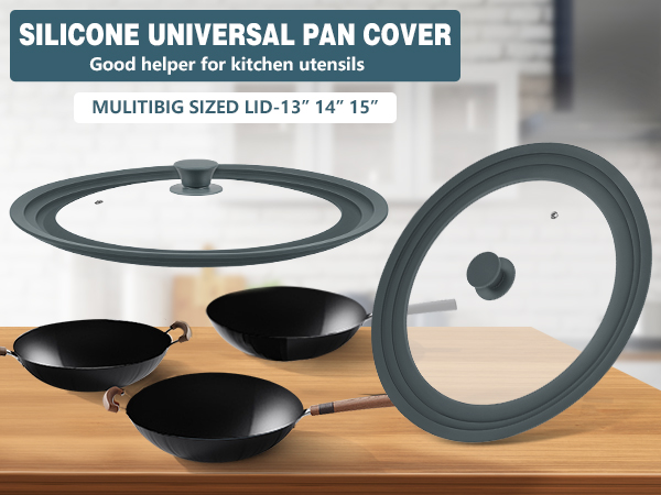 Silicone pot lid