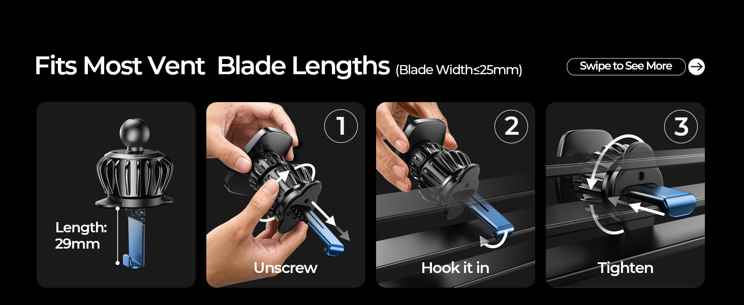 car phone holder vent