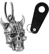 Motorcycle Bell for Bikers Women Men with Hanger, Biker Bell for Riders, Riding Bell for Good Luc...