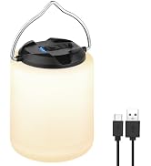 BOBKID LED Camping Lantern, Rechargeable Camping Light, 4 Modes Outdoor Flashlights Lanterns with...